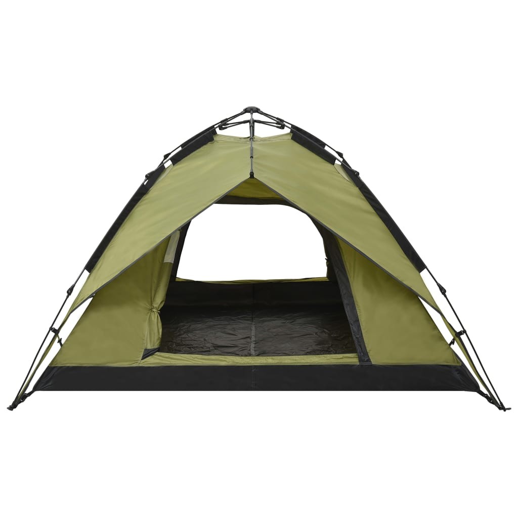 Pop-Up Camping Tent 2-3 Person 240x210x140 cm Green